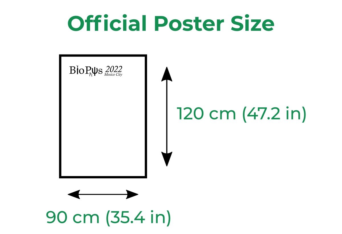 BioPhysMex 2022 Official Poster Size